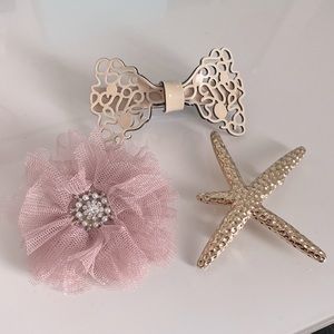 Cute hair clip bundle